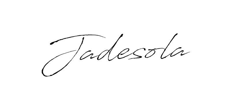 How to make Jadesola name signature. Use Antro_Vectra style for creating short signs online. This is the latest handwritten sign. Jadesola signature style 6 images and pictures png