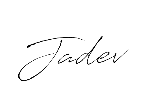 Also we have Jadev name is the best signature style. Create professional handwritten signature collection using Antro_Vectra autograph style. Jadev signature style 6 images and pictures png