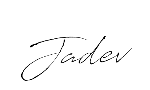 Also we have Jadev name is the best signature style. Create professional handwritten signature collection using Antro_Vectra autograph style. Jadev signature style 6 images and pictures png