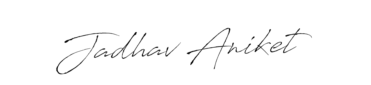 if you are searching for the best signature style for your name Jadhav Aniket. so please give up your signature search. here we have designed multiple signature styles  using Antro_Vectra. Jadhav Aniket signature style 6 images and pictures png