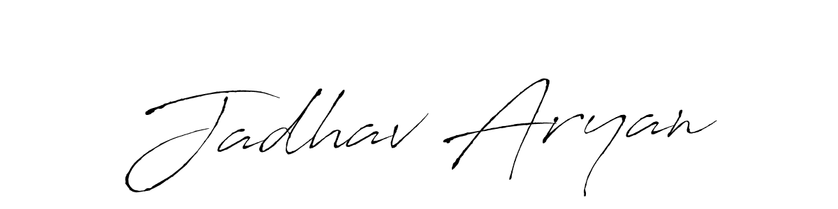 if you are searching for the best signature style for your name Jadhav Aryan. so please give up your signature search. here we have designed multiple signature styles  using Antro_Vectra. Jadhav Aryan signature style 6 images and pictures png