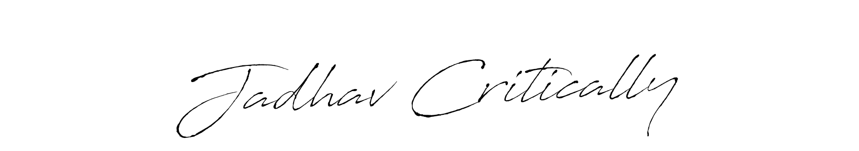 Best and Professional Signature Style for Jadhav Critically. Antro_Vectra Best Signature Style Collection. Jadhav Critically signature style 6 images and pictures png
