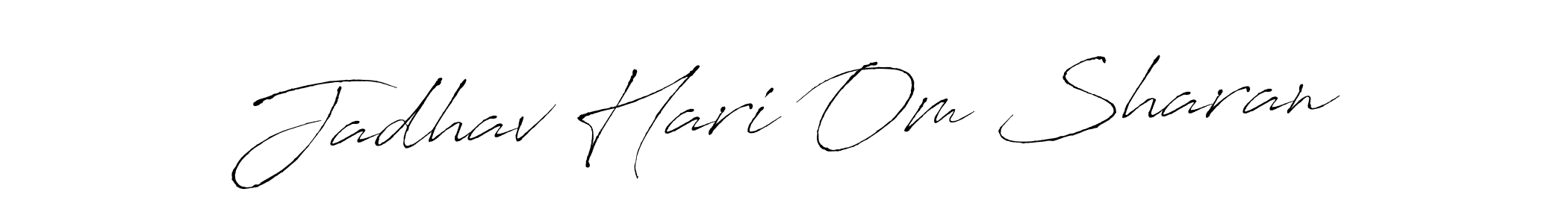 if you are searching for the best signature style for your name Jadhav Hari Om Sharan. so please give up your signature search. here we have designed multiple signature styles  using Antro_Vectra. Jadhav Hari Om Sharan signature style 6 images and pictures png