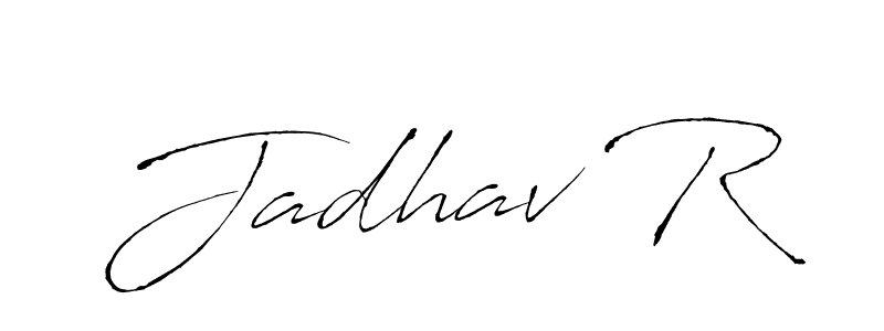 Here are the top 10 professional signature styles for the name Jadhav R. These are the best autograph styles you can use for your name. Jadhav R signature style 6 images and pictures png