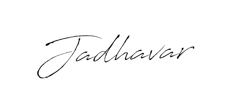 Use a signature maker to create a handwritten signature online. With this signature software, you can design (Antro_Vectra) your own signature for name Jadhavar. Jadhavar signature style 6 images and pictures png