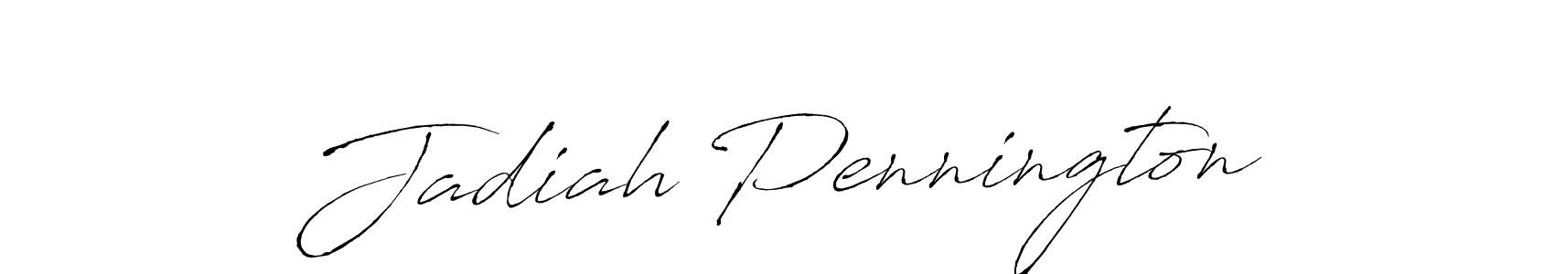 Also You can easily find your signature by using the search form. We will create Jadiah Pennington name handwritten signature images for you free of cost using Antro_Vectra sign style. Jadiah Pennington signature style 6 images and pictures png
