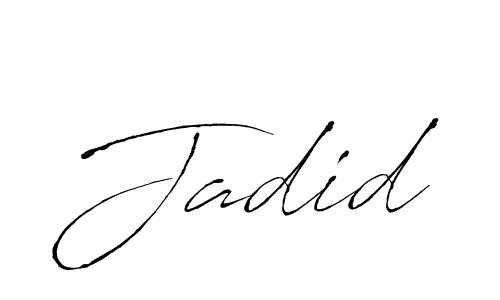 How to make Jadid signature? Antro_Vectra is a professional autograph style. Create handwritten signature for Jadid name. Jadid signature style 6 images and pictures png