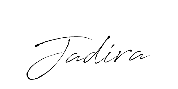Make a beautiful signature design for name Jadira. With this signature (Antro_Vectra) style, you can create a handwritten signature for free. Jadira signature style 6 images and pictures png
