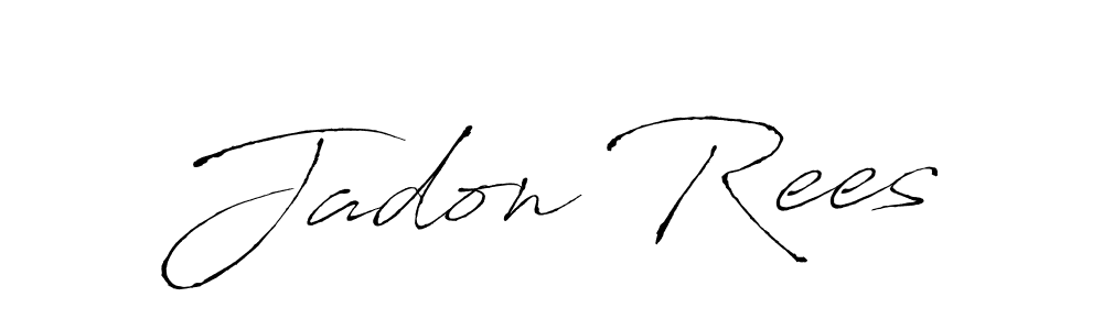Design your own signature with our free online signature maker. With this signature software, you can create a handwritten (Antro_Vectra) signature for name Jadon Rees. Jadon Rees signature style 6 images and pictures png