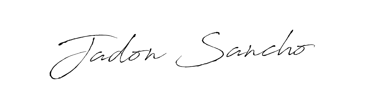 Use a signature maker to create a handwritten signature online. With this signature software, you can design (Antro_Vectra) your own signature for name Jadon Sancho. Jadon Sancho signature style 6 images and pictures png