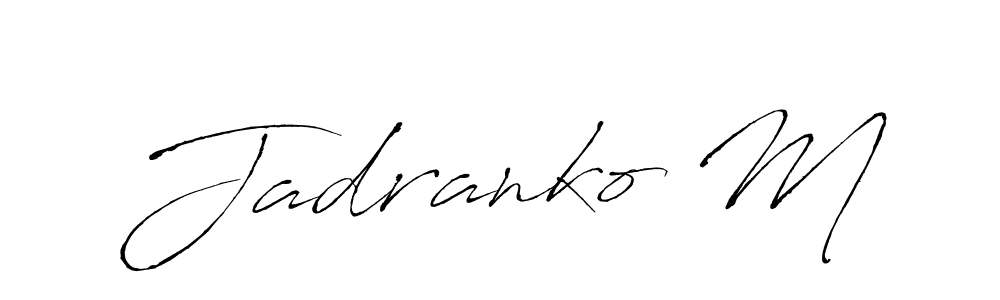 You should practise on your own different ways (Antro_Vectra) to write your name (Jadranko M) in signature. don't let someone else do it for you. Jadranko M signature style 6 images and pictures png