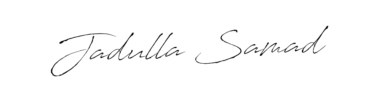 Use a signature maker to create a handwritten signature online. With this signature software, you can design (Antro_Vectra) your own signature for name Jadulla Samad. Jadulla Samad signature style 6 images and pictures png