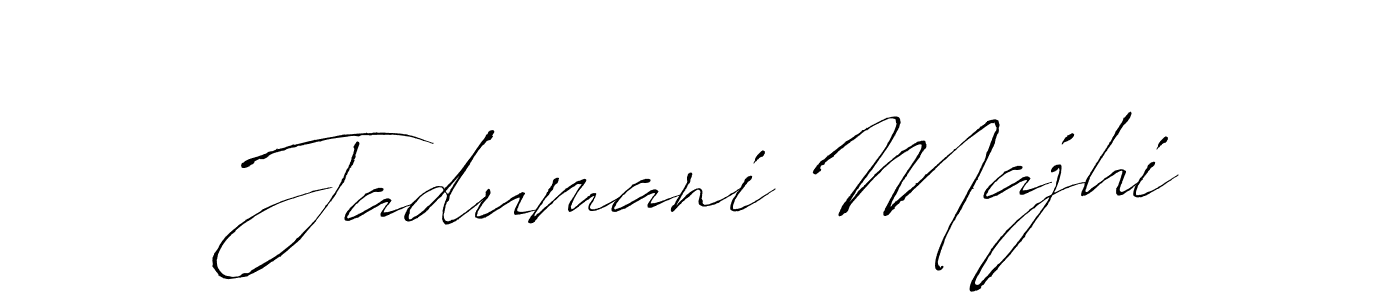 Use a signature maker to create a handwritten signature online. With this signature software, you can design (Antro_Vectra) your own signature for name Jadumani Majhi. Jadumani Majhi signature style 6 images and pictures png