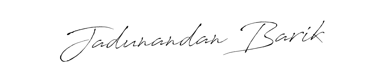 Jadunandan Barik stylish signature style. Best Handwritten Sign (Antro_Vectra) for my name. Handwritten Signature Collection Ideas for my name Jadunandan Barik. Jadunandan Barik signature style 6 images and pictures png