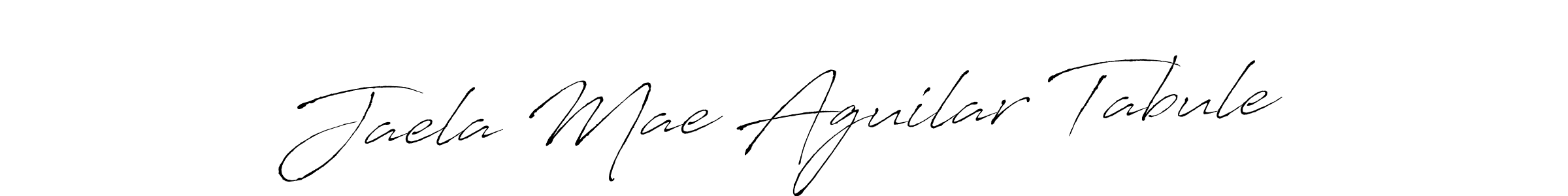 How to make Jaela Mae Aguilar Tabule signature? Antro_Vectra is a professional autograph style. Create handwritten signature for Jaela Mae Aguilar Tabule name. Jaela Mae Aguilar Tabule signature style 6 images and pictures png