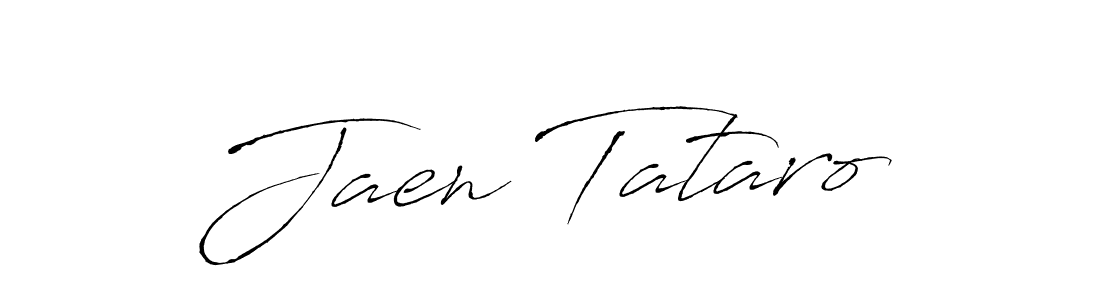 Create a beautiful signature design for name Jaen Tataro. With this signature (Antro_Vectra) fonts, you can make a handwritten signature for free. Jaen Tataro signature style 6 images and pictures png