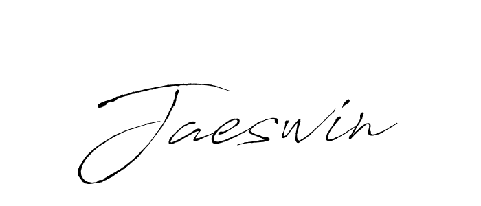 Design your own signature with our free online signature maker. With this signature software, you can create a handwritten (Antro_Vectra) signature for name Jaeswin. Jaeswin signature style 6 images and pictures png