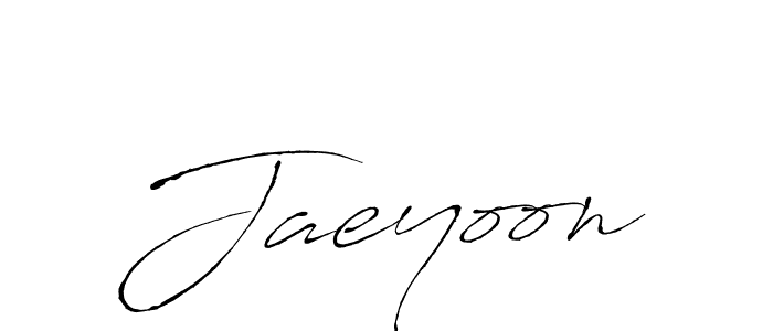 Create a beautiful signature design for name Jaeyoon. With this signature (Antro_Vectra) fonts, you can make a handwritten signature for free. Jaeyoon signature style 6 images and pictures png