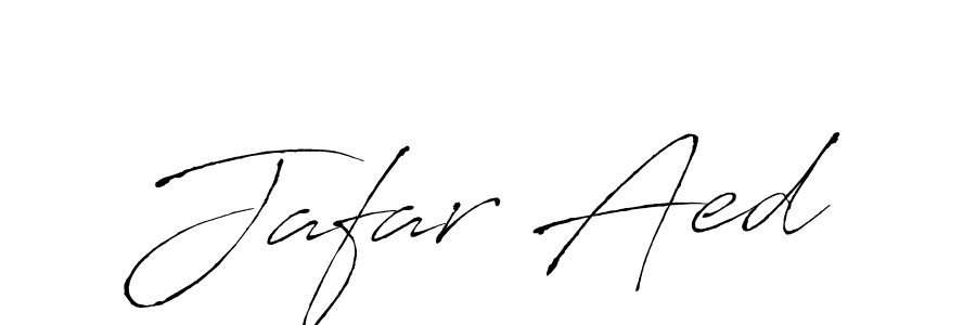 Make a beautiful signature design for name Jafar Aed. With this signature (Antro_Vectra) style, you can create a handwritten signature for free. Jafar Aed signature style 6 images and pictures png