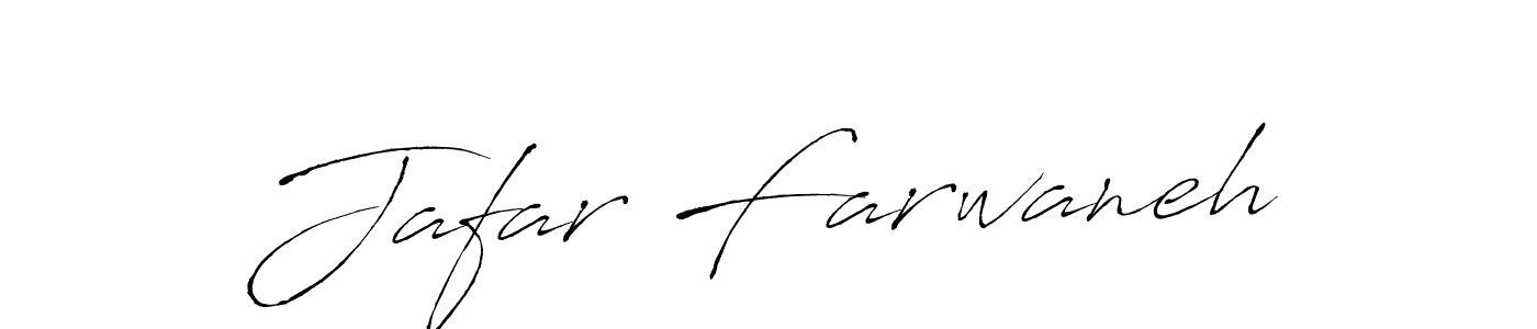 Make a beautiful signature design for name Jafar Farwaneh. With this signature (Antro_Vectra) style, you can create a handwritten signature for free. Jafar Farwaneh signature style 6 images and pictures png