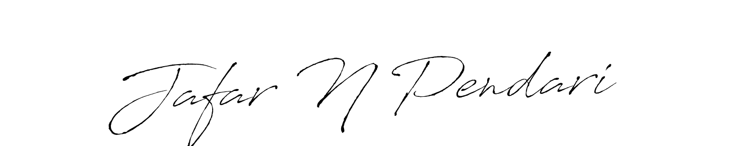 Design your own signature with our free online signature maker. With this signature software, you can create a handwritten (Antro_Vectra) signature for name Jafar N Pendari. Jafar N Pendari signature style 6 images and pictures png