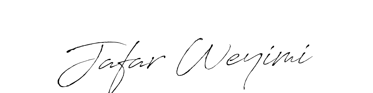 Make a beautiful signature design for name Jafar Weyimi. With this signature (Antro_Vectra) style, you can create a handwritten signature for free. Jafar Weyimi signature style 6 images and pictures png