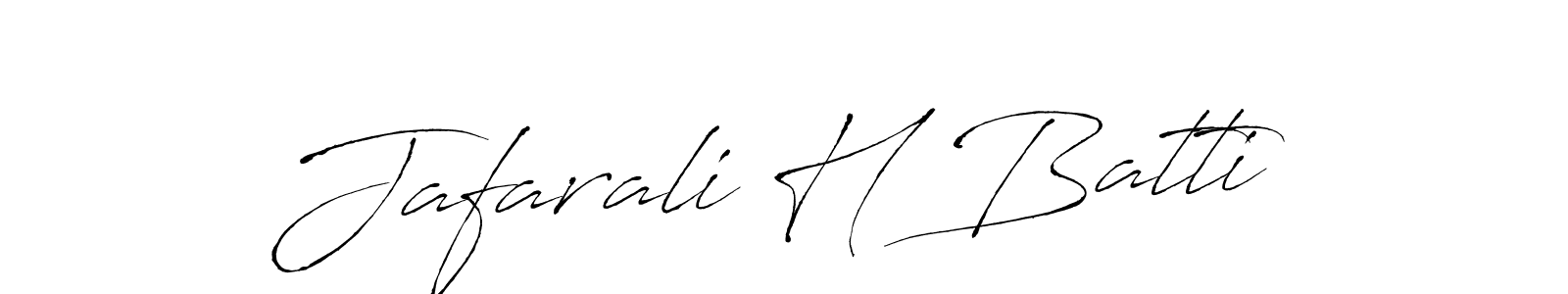 This is the best signature style for the Jafarali H Batti name. Also you like these signature font (Antro_Vectra). Mix name signature. Jafarali H Batti signature style 6 images and pictures png