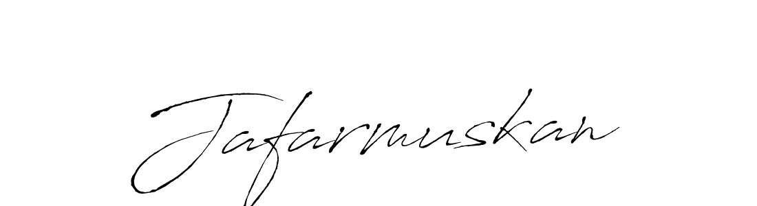 How to make Jafarmuskan name signature. Use Antro_Vectra style for creating short signs online. This is the latest handwritten sign. Jafarmuskan signature style 6 images and pictures png