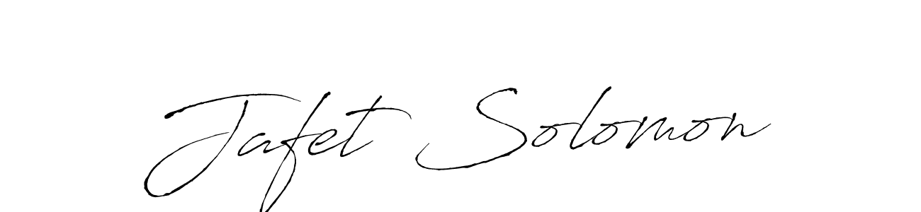 The best way (Antro_Vectra) to make a short signature is to pick only two or three words in your name. The name Jafet Solomon include a total of six letters. For converting this name. Jafet Solomon signature style 6 images and pictures png