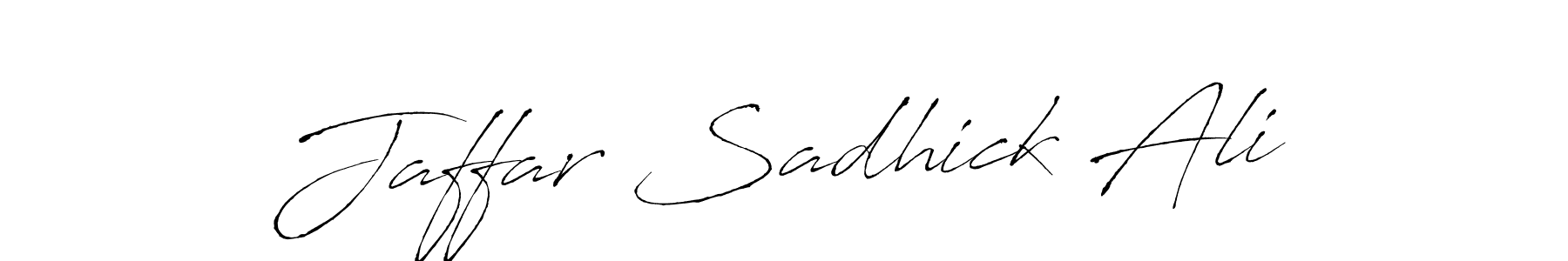 Antro_Vectra is a professional signature style that is perfect for those who want to add a touch of class to their signature. It is also a great choice for those who want to make their signature more unique. Get Jaffar Sadhick Ali name to fancy signature for free. Jaffar Sadhick Ali signature style 6 images and pictures png