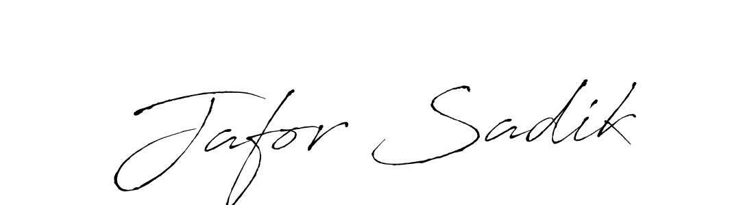How to make Jafor Sadik signature? Antro_Vectra is a professional autograph style. Create handwritten signature for Jafor Sadik name. Jafor Sadik signature style 6 images and pictures png