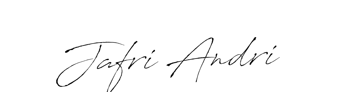 You should practise on your own different ways (Antro_Vectra) to write your name (Jafri Andri) in signature. don't let someone else do it for you. Jafri Andri signature style 6 images and pictures png