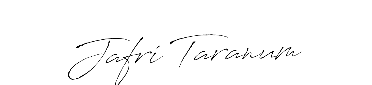 Also we have Jafri Taranum name is the best signature style. Create professional handwritten signature collection using Antro_Vectra autograph style. Jafri Taranum signature style 6 images and pictures png