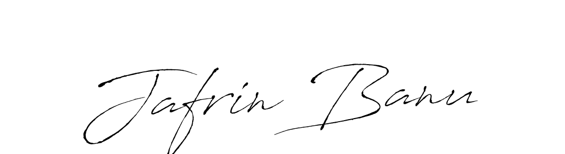 Design your own signature with our free online signature maker. With this signature software, you can create a handwritten (Antro_Vectra) signature for name Jafrin Banu. Jafrin Banu signature style 6 images and pictures png
