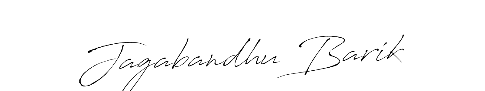 Create a beautiful signature design for name Jagabandhu Barik. With this signature (Antro_Vectra) fonts, you can make a handwritten signature for free. Jagabandhu Barik signature style 6 images and pictures png