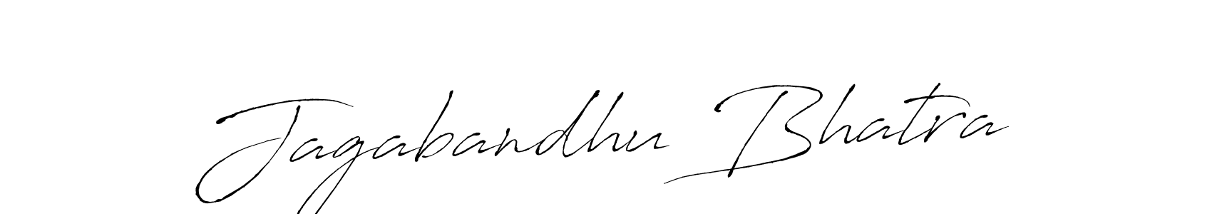 Create a beautiful signature design for name Jagabandhu Bhatra. With this signature (Antro_Vectra) fonts, you can make a handwritten signature for free. Jagabandhu Bhatra signature style 6 images and pictures png
