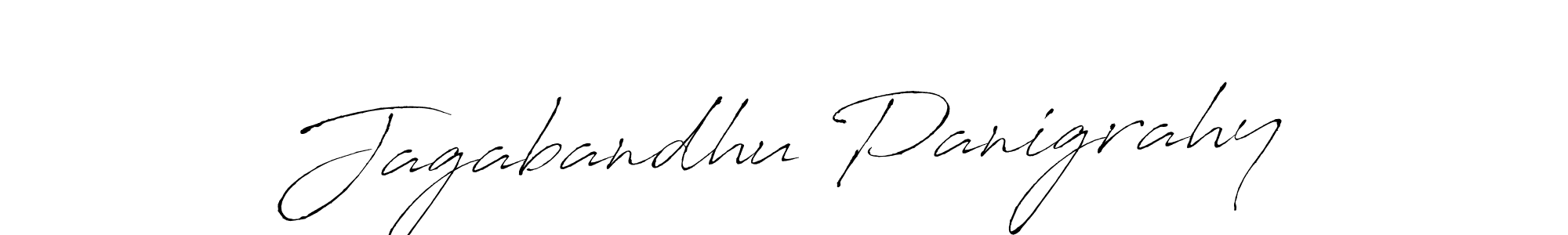 Make a beautiful signature design for name Jagabandhu Panigrahy. With this signature (Antro_Vectra) style, you can create a handwritten signature for free. Jagabandhu Panigrahy signature style 6 images and pictures png