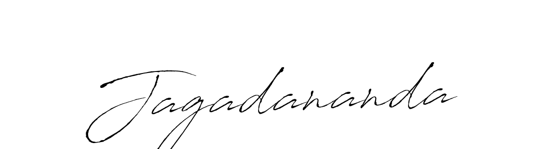 Create a beautiful signature design for name Jagadananda. With this signature (Antro_Vectra) fonts, you can make a handwritten signature for free. Jagadananda signature style 6 images and pictures png