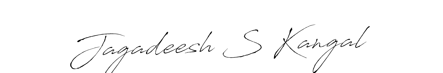 Use a signature maker to create a handwritten signature online. With this signature software, you can design (Antro_Vectra) your own signature for name Jagadeesh S Kangal. Jagadeesh S Kangal signature style 6 images and pictures png