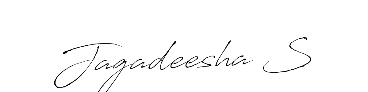 How to Draw Jagadeesha S signature style? Antro_Vectra is a latest design signature styles for name Jagadeesha S. Jagadeesha S signature style 6 images and pictures png