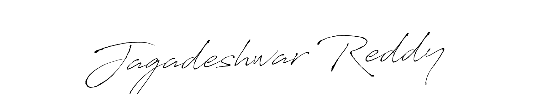 Design your own signature with our free online signature maker. With this signature software, you can create a handwritten (Antro_Vectra) signature for name Jagadeshwar Reddy. Jagadeshwar Reddy signature style 6 images and pictures png