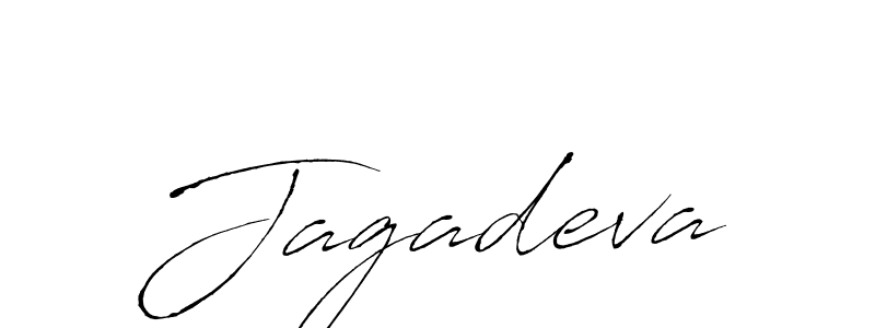 Make a beautiful signature design for name Jagadeva. With this signature (Antro_Vectra) style, you can create a handwritten signature for free. Jagadeva signature style 6 images and pictures png