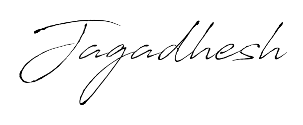 Stand out with a creative autograph for Jagadhesh. The Antro_Vectra styling blends modern aesthetics with classic signature flourishes. Jagadhesh signature style 6 images and pictures png