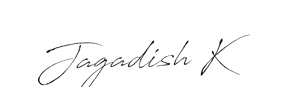 How to make Jagadish K signature? Antro_Vectra is a professional autograph style. Create handwritten signature for Jagadish K name. Jagadish K signature style 6 images and pictures png