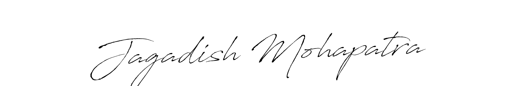 How to make Jagadish Mohapatra name signature. Use Antro_Vectra style for creating short signs online. This is the latest handwritten sign. Jagadish Mohapatra signature style 6 images and pictures png