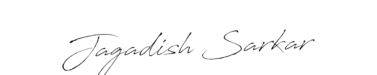 Design your own signature with our free online signature maker. With this signature software, you can create a handwritten (Antro_Vectra) signature for name Jagadish Sarkar. Jagadish Sarkar signature style 6 images and pictures png