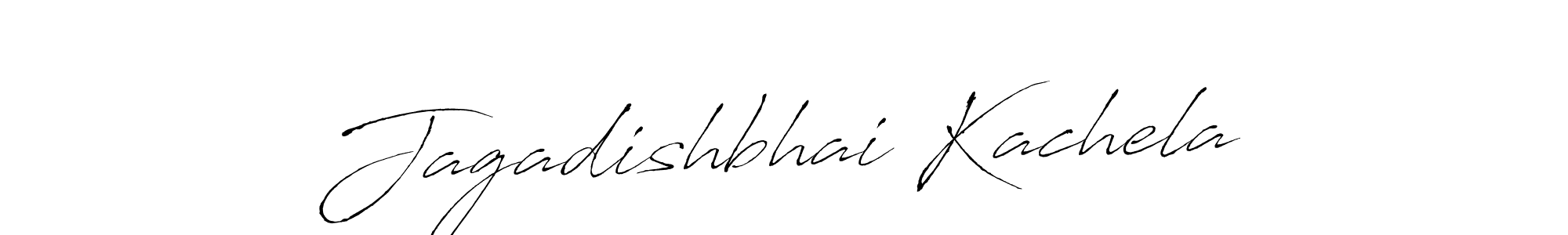 Create a beautiful signature design for name Jagadishbhai Kachela. With this signature (Antro_Vectra) fonts, you can make a handwritten signature for free. Jagadishbhai Kachela signature style 6 images and pictures png