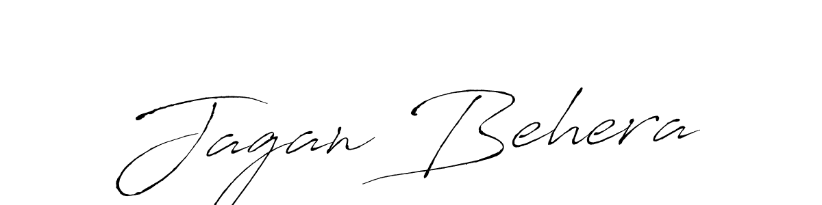 Make a beautiful signature design for name Jagan Behera. With this signature (Antro_Vectra) style, you can create a handwritten signature for free. Jagan Behera signature style 6 images and pictures png