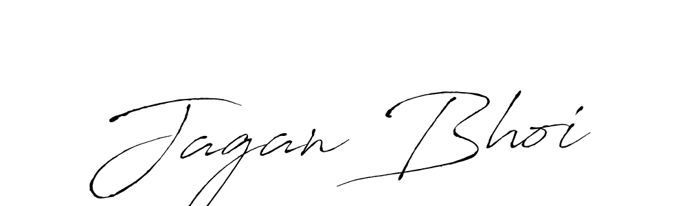 How to make Jagan Bhoi name signature. Use Antro_Vectra style for creating short signs online. This is the latest handwritten sign. Jagan Bhoi signature style 6 images and pictures png