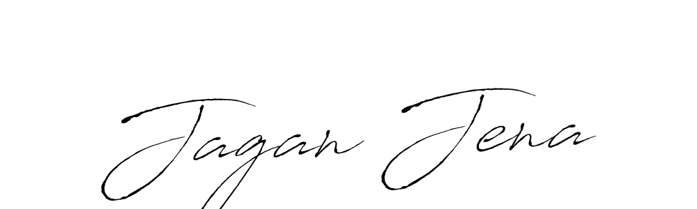 Use a signature maker to create a handwritten signature online. With this signature software, you can design (Antro_Vectra) your own signature for name Jagan Jena. Jagan Jena signature style 6 images and pictures png
